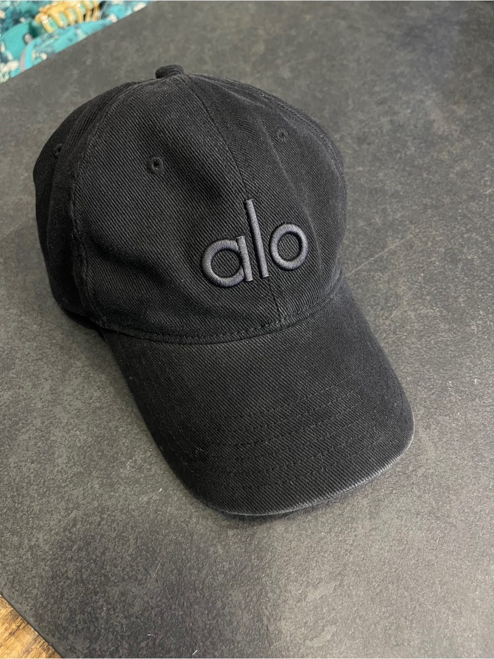 black Alo Yoga Off-Duty Cap